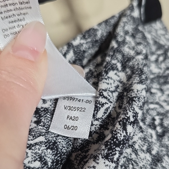 Athleta Exhale Moonflower Jacquard Set Black White Sports Bra & Leggings S/XS - Picture 13 of 16